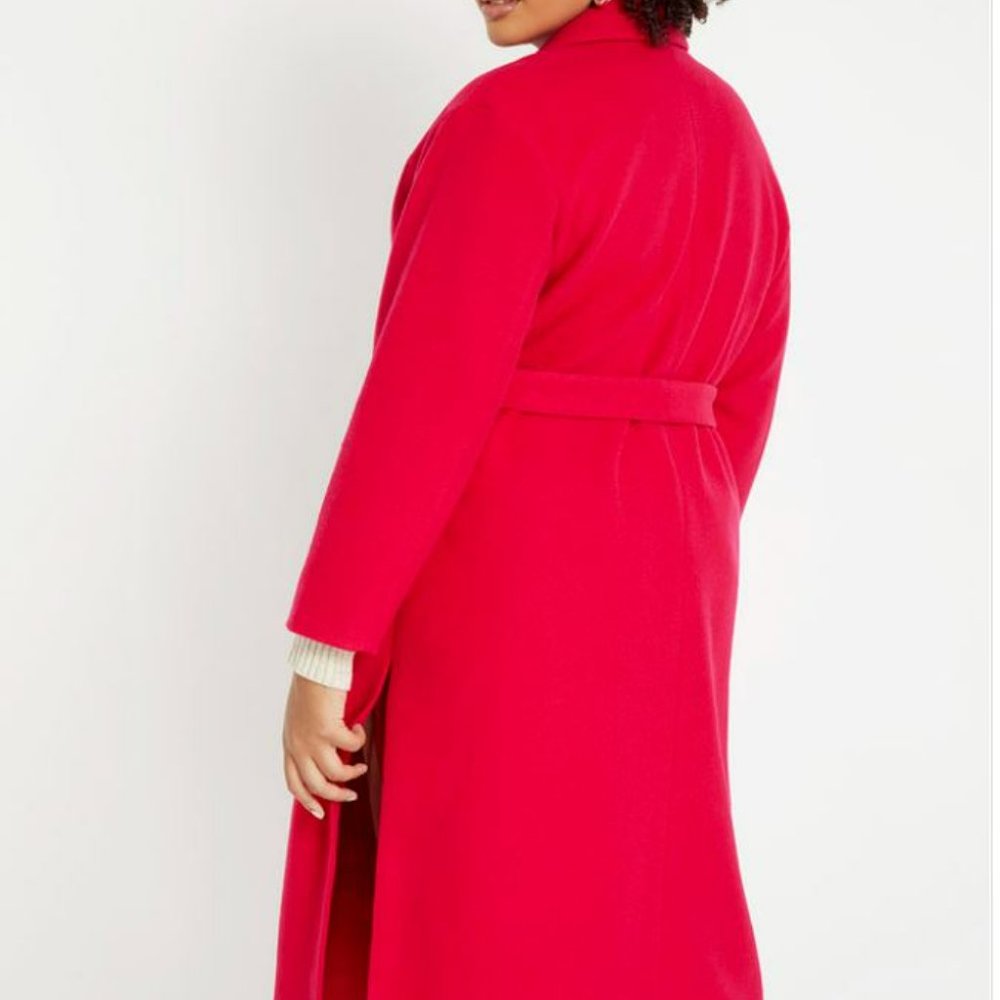RED ROBE COAT - Picture 3 of 3